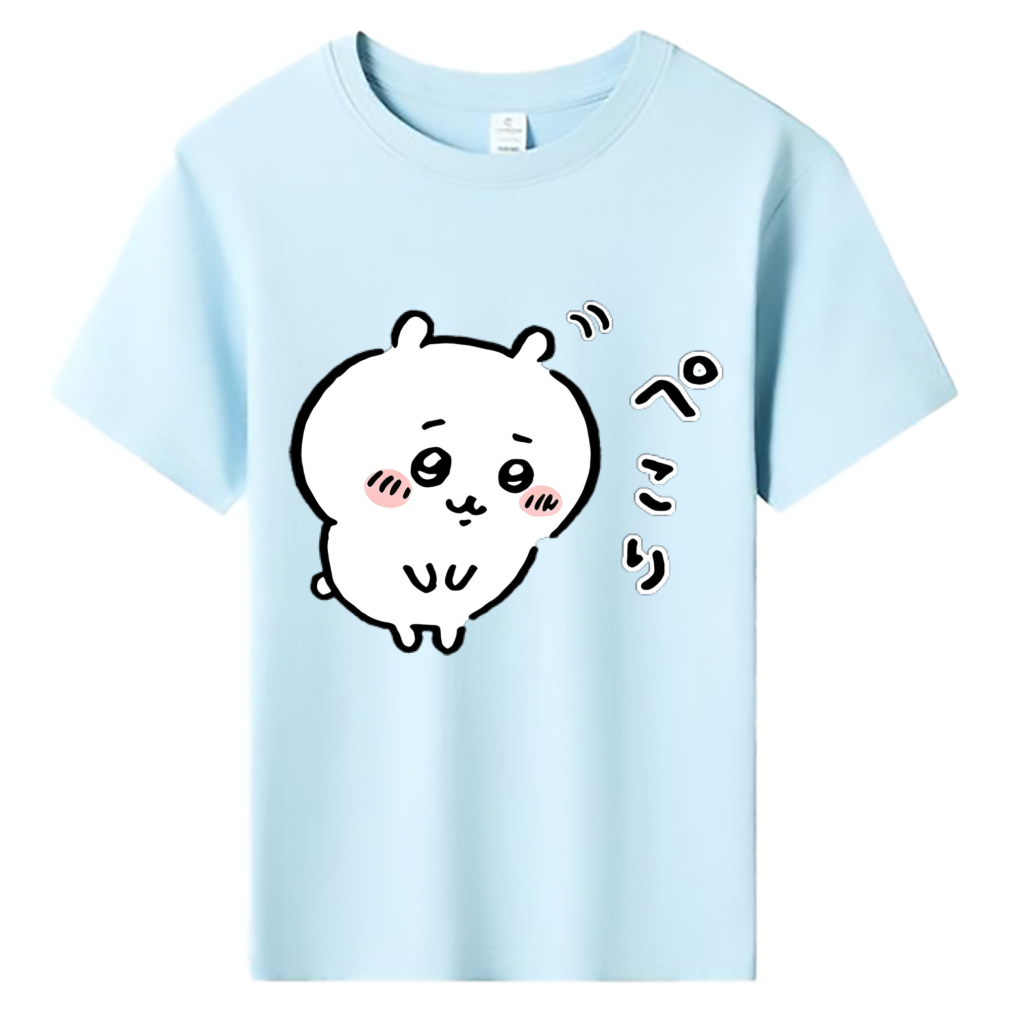 （画像用） ちいかわ ちいかわ Chii-kawa chiikawa 綿100％キッズTシャツ（フロントプリント）